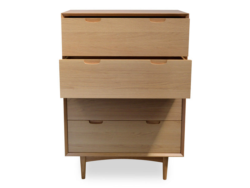 Asta 4 Drawer Chest - Natural