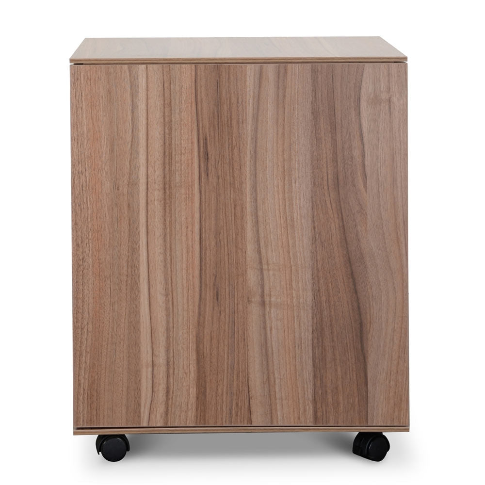 COF294 2 Drawer Mobile Pedestal - Walnut