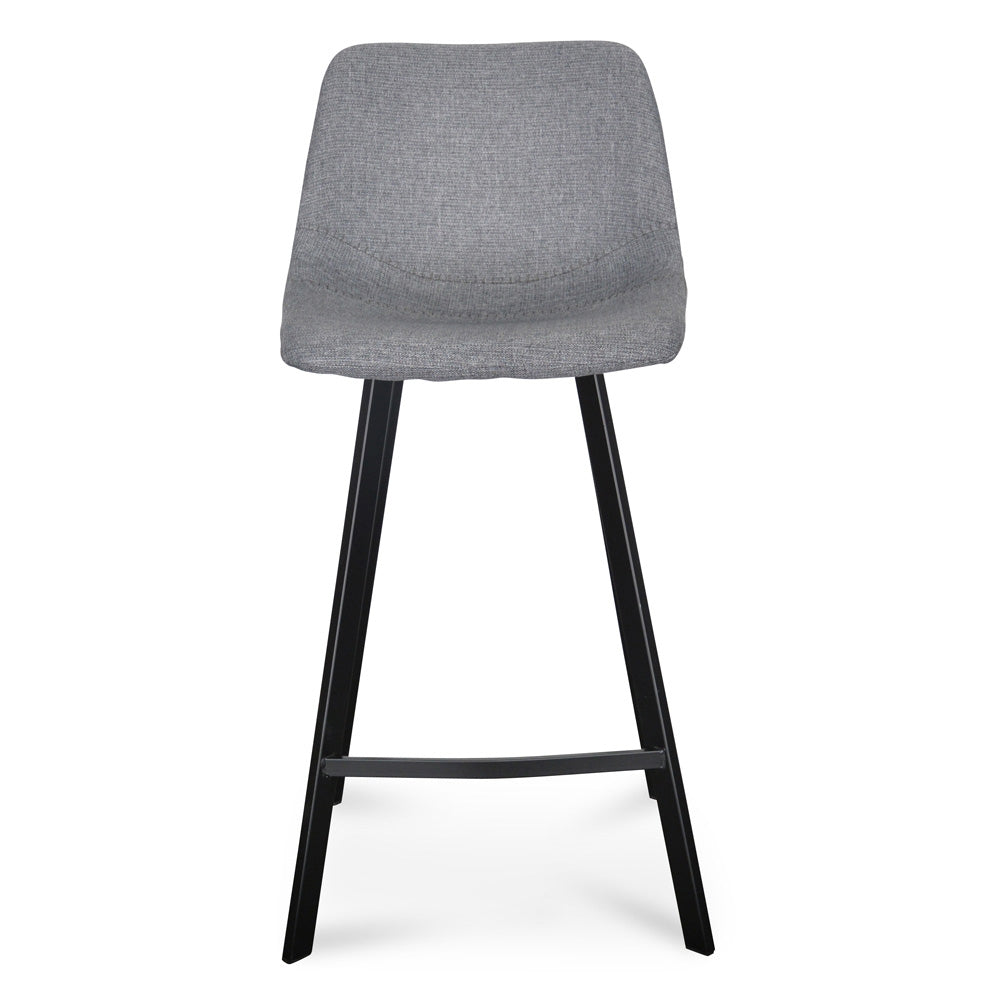 Duke 65cm Bar Stool - Dark Grey (Set of 2)