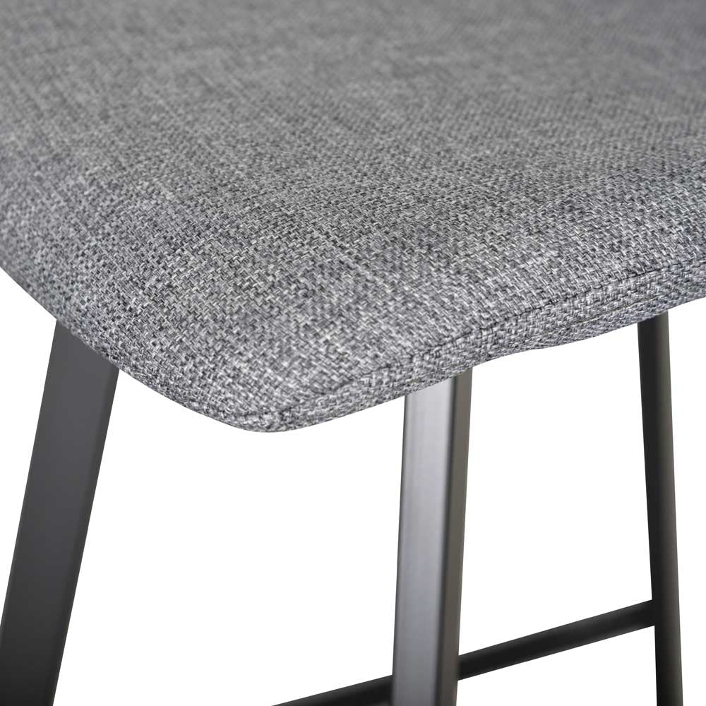 Duke 65cm Bar Stool - Dark Grey (Set of 2)