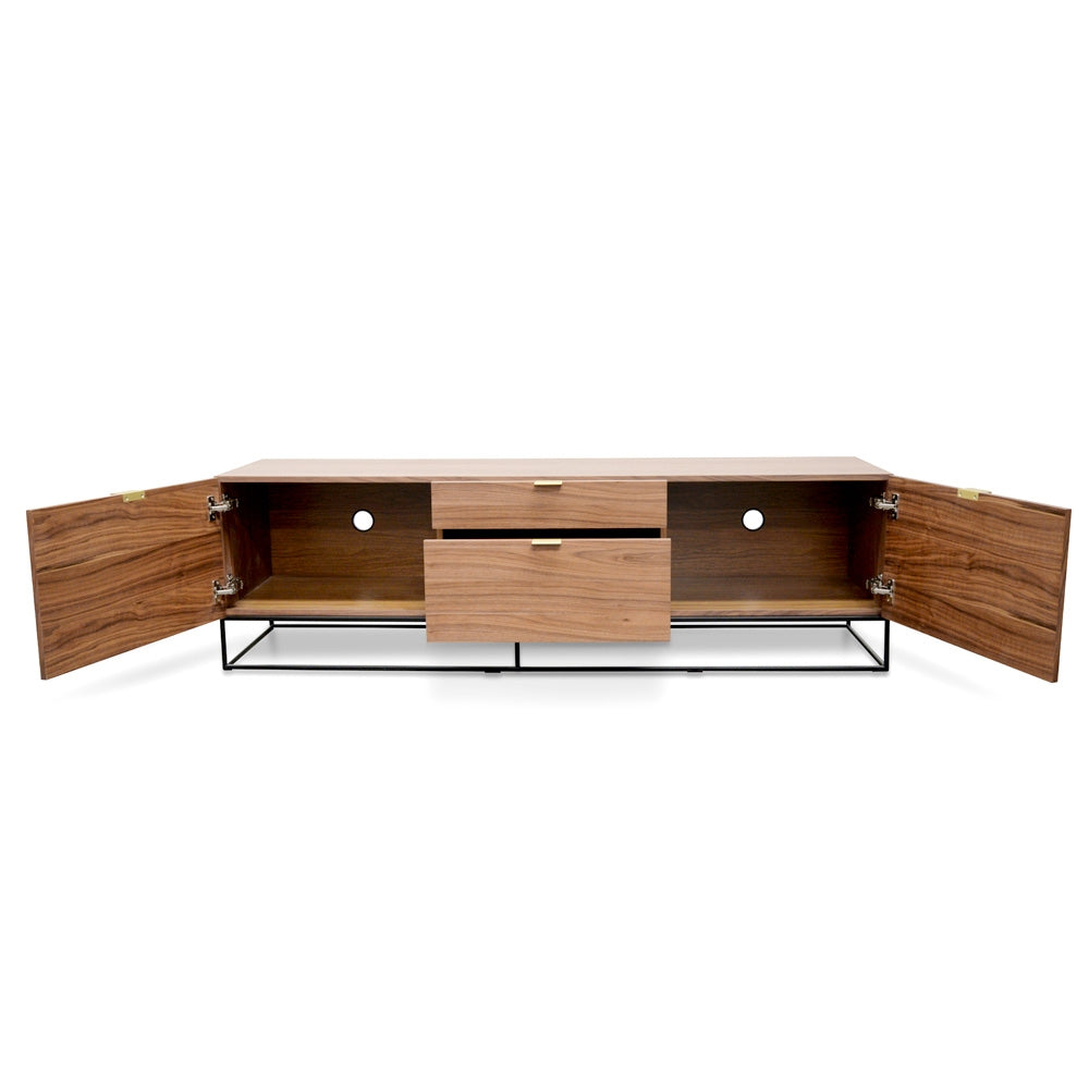 180cm Entertainment TV Unit - Walnut