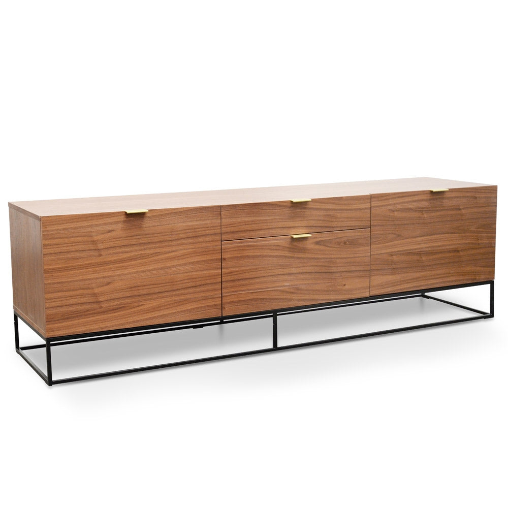 180cm Entertainment TV Unit - Walnut