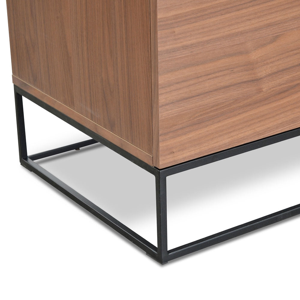 180cm Entertainment TV Unit - Walnut