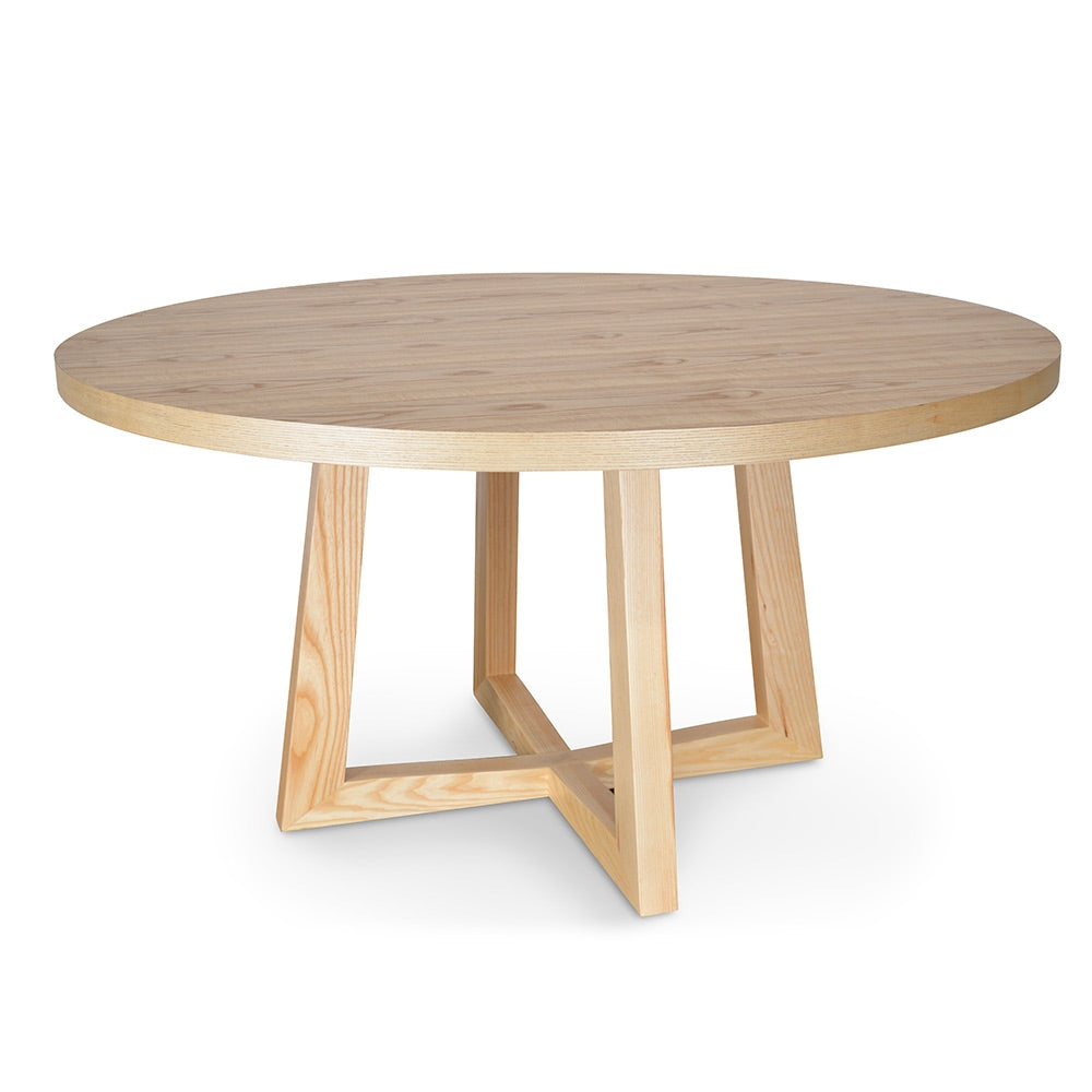 Kim 1.5m Round Dining Table - Natural