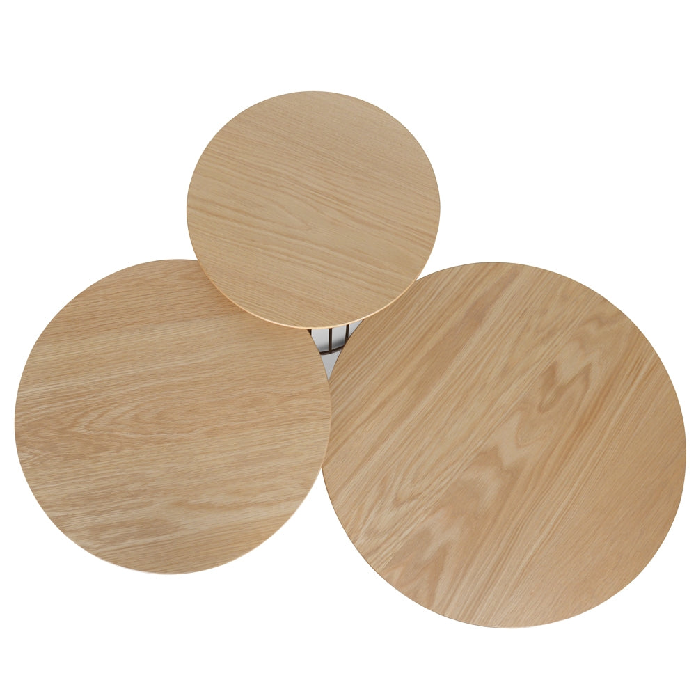 Carmella Natural Side Table Set