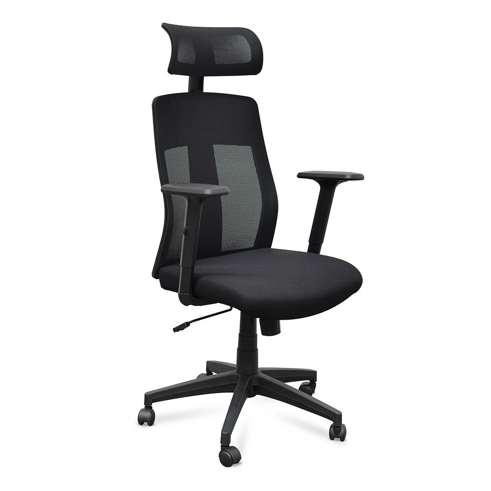 Metro Mesh Office Chair - Black