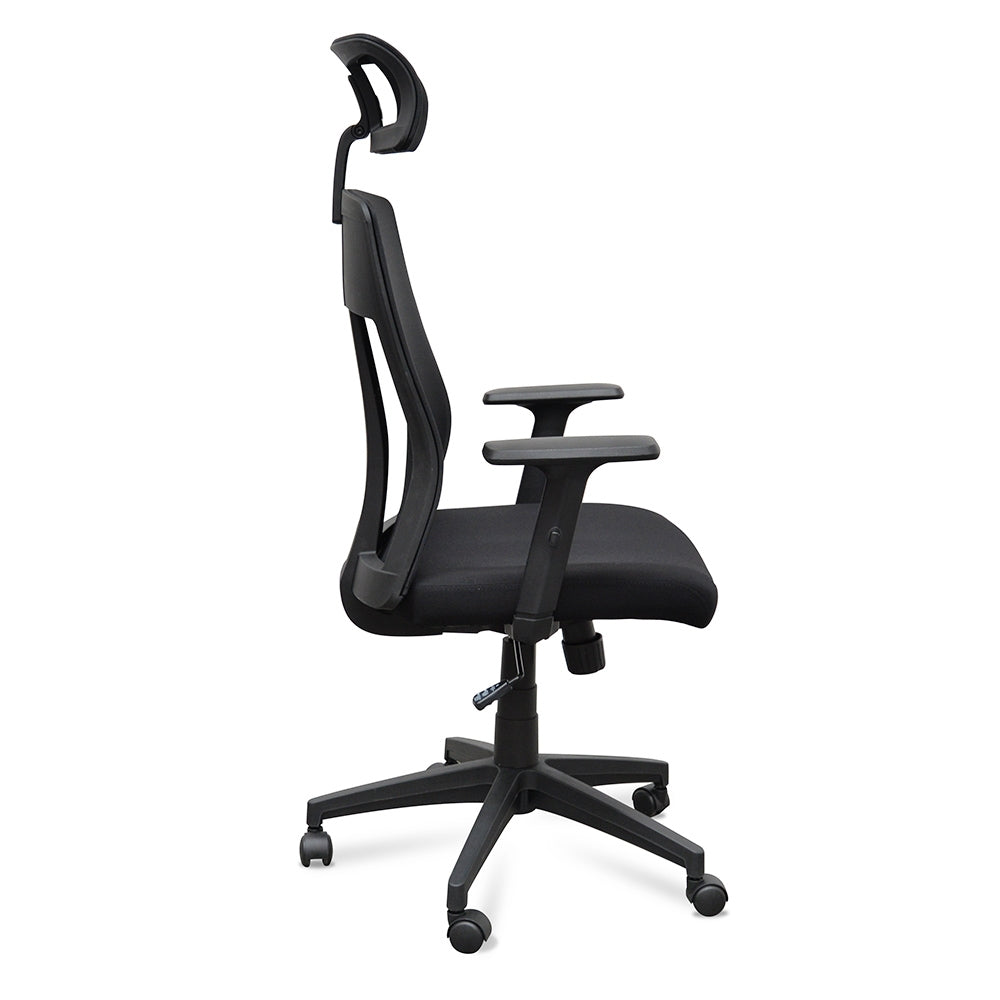 Metro Mesh Office Chair - Black