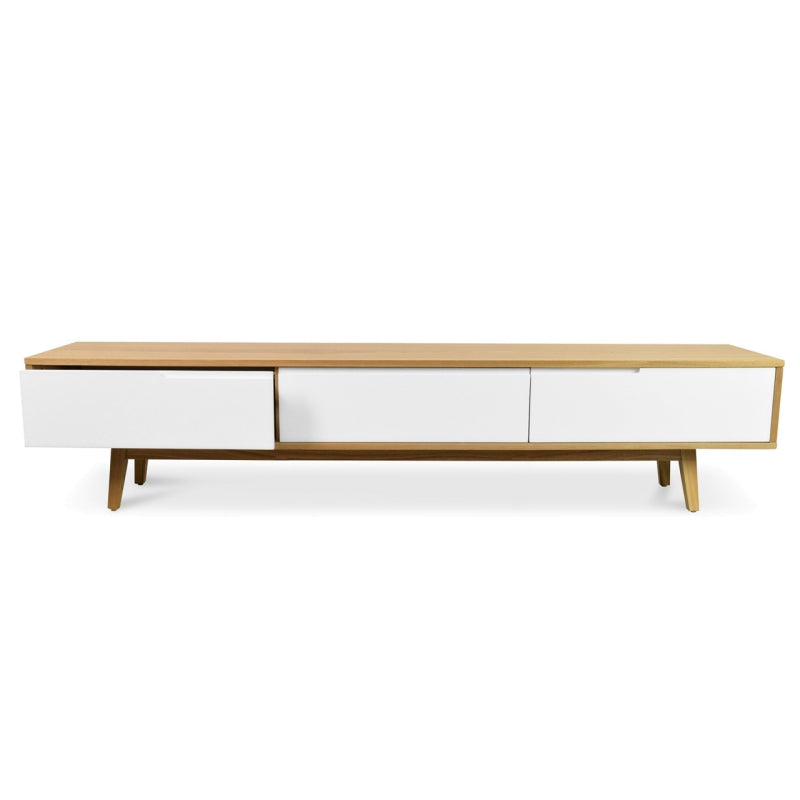Marc 2.1m TV Entertainment Unit - Lowline - Natural