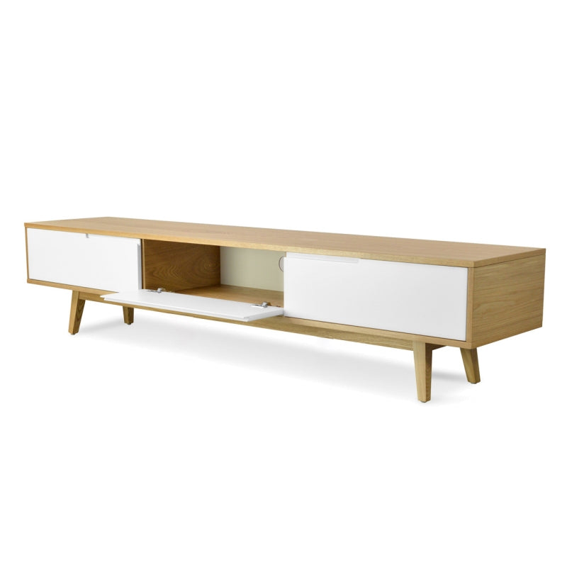 Marc 2.1m TV Entertainment Unit - Lowline - Natural