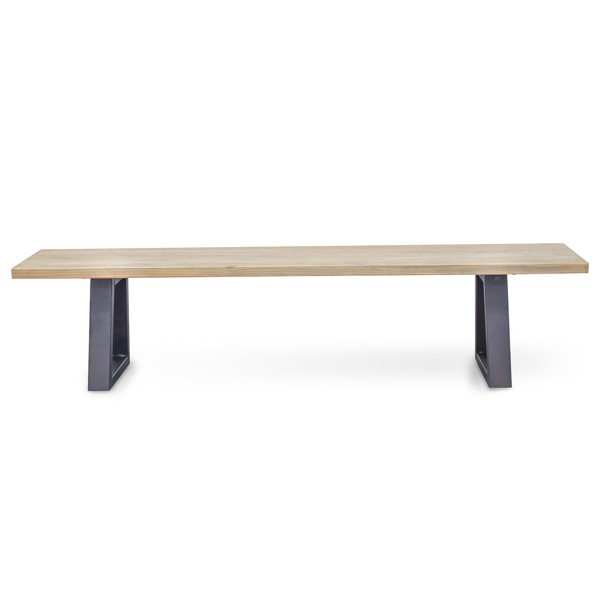 Edwin 2m Reclaimed Elm Wood Bench - Natural