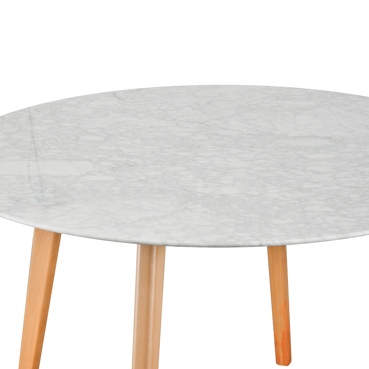 Aron 120cm Marble Dining Table - Natural Base