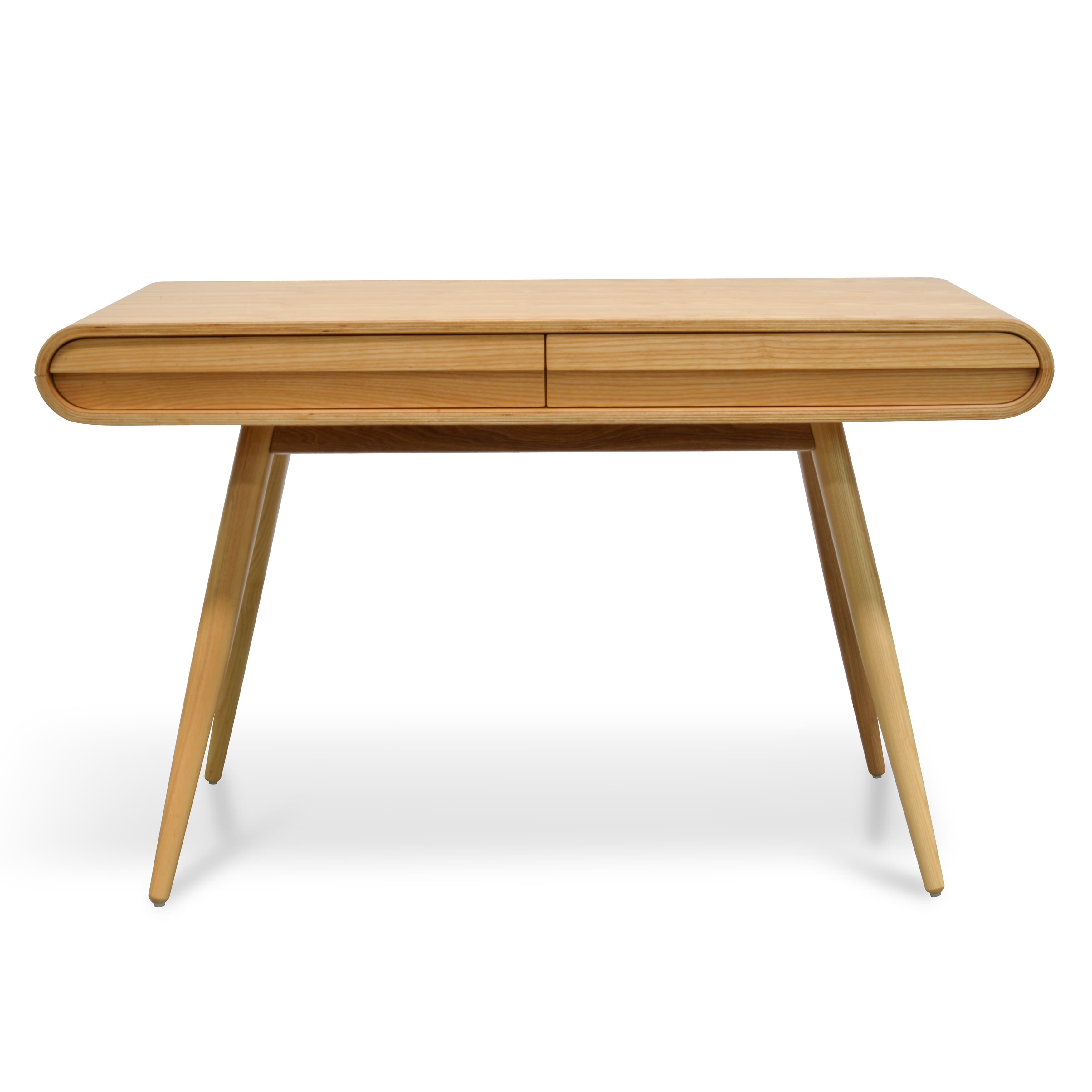 Joshua Narrow Wood Console Table- Natural