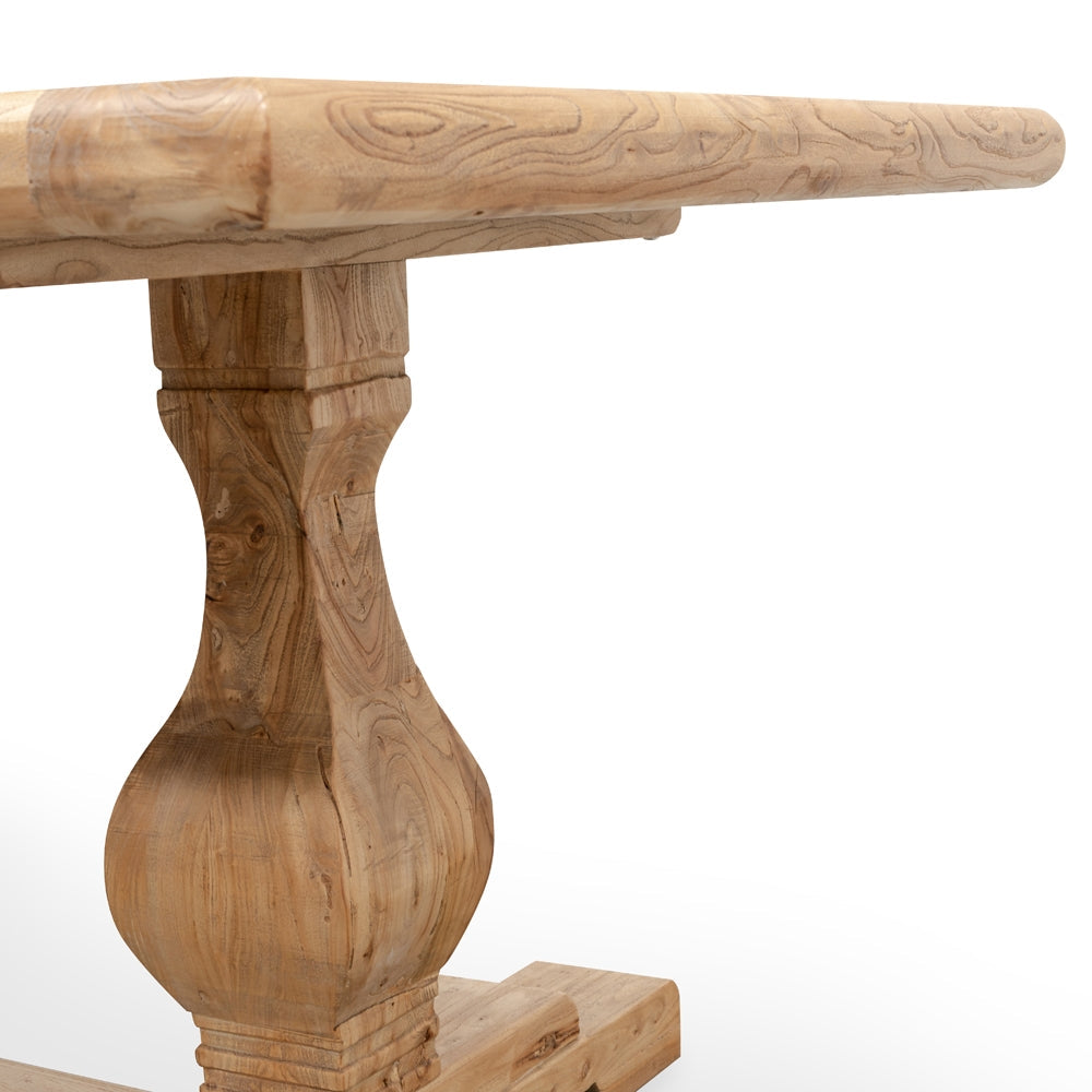 Winston Dining Table 1.98m - Rustic Natural