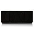 Zara 2m Buffet Unit - Textured Espresso Black