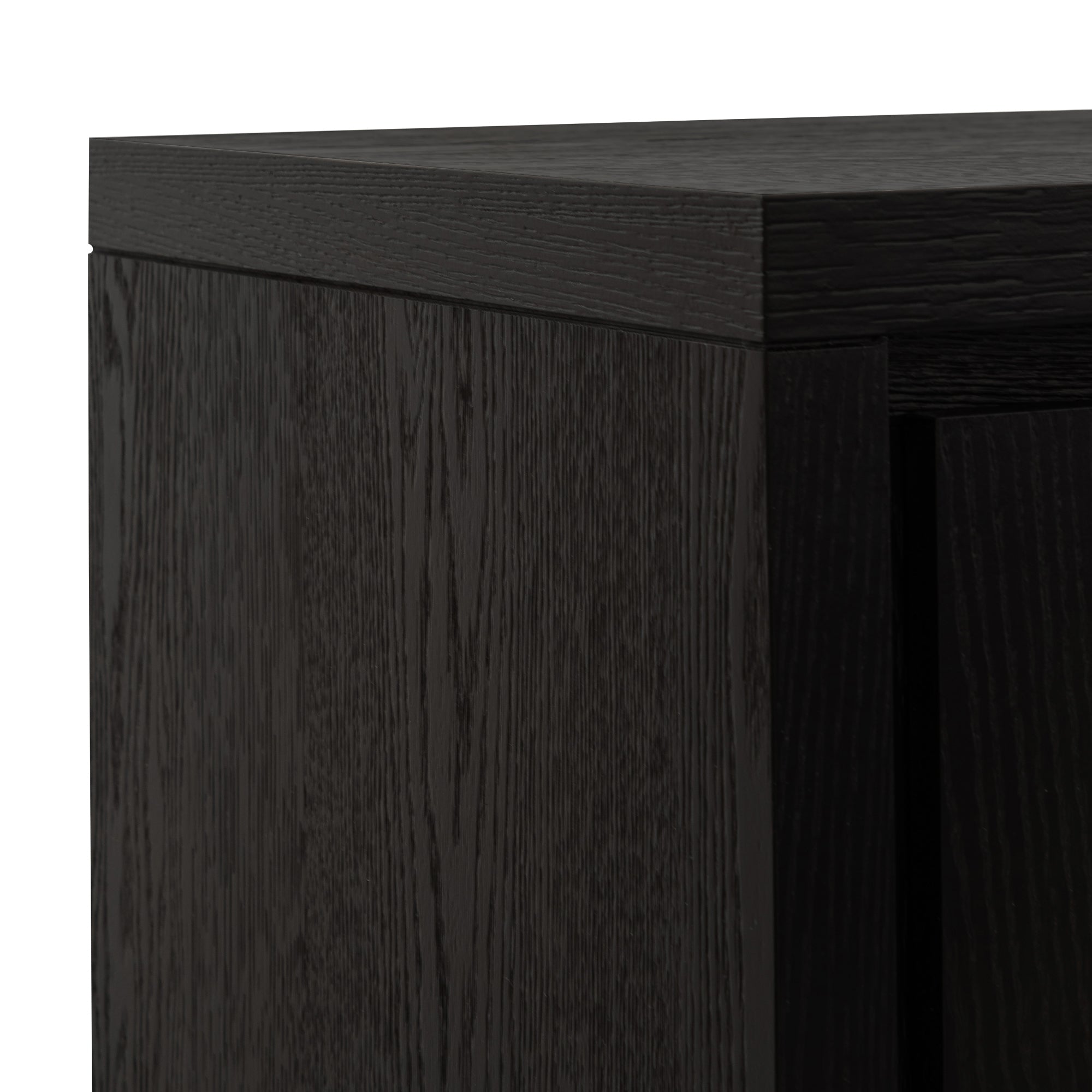 Zara 2m Buffet Unit - Textured Espresso Black