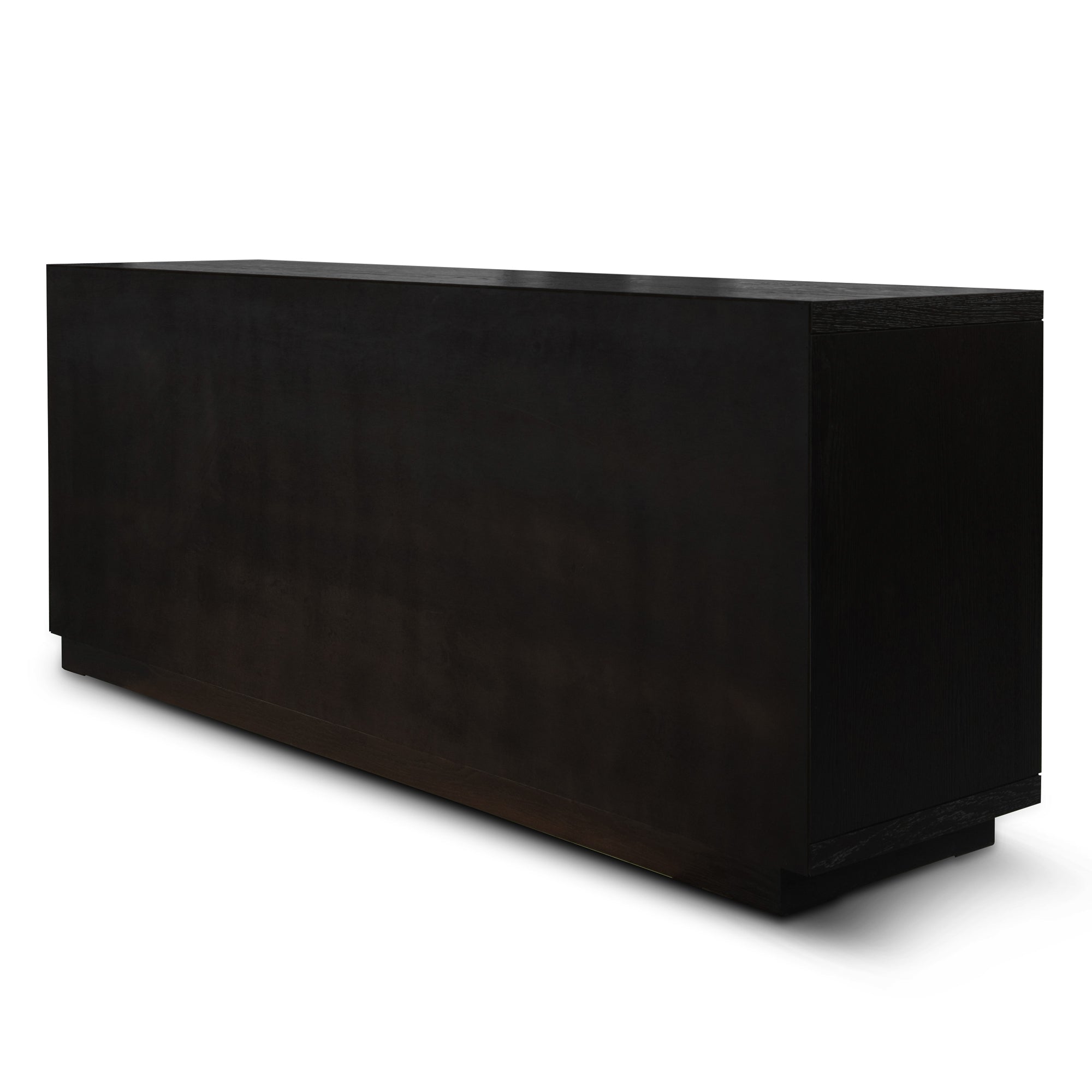 Zara 2m Buffet Unit - Textured Espresso Black