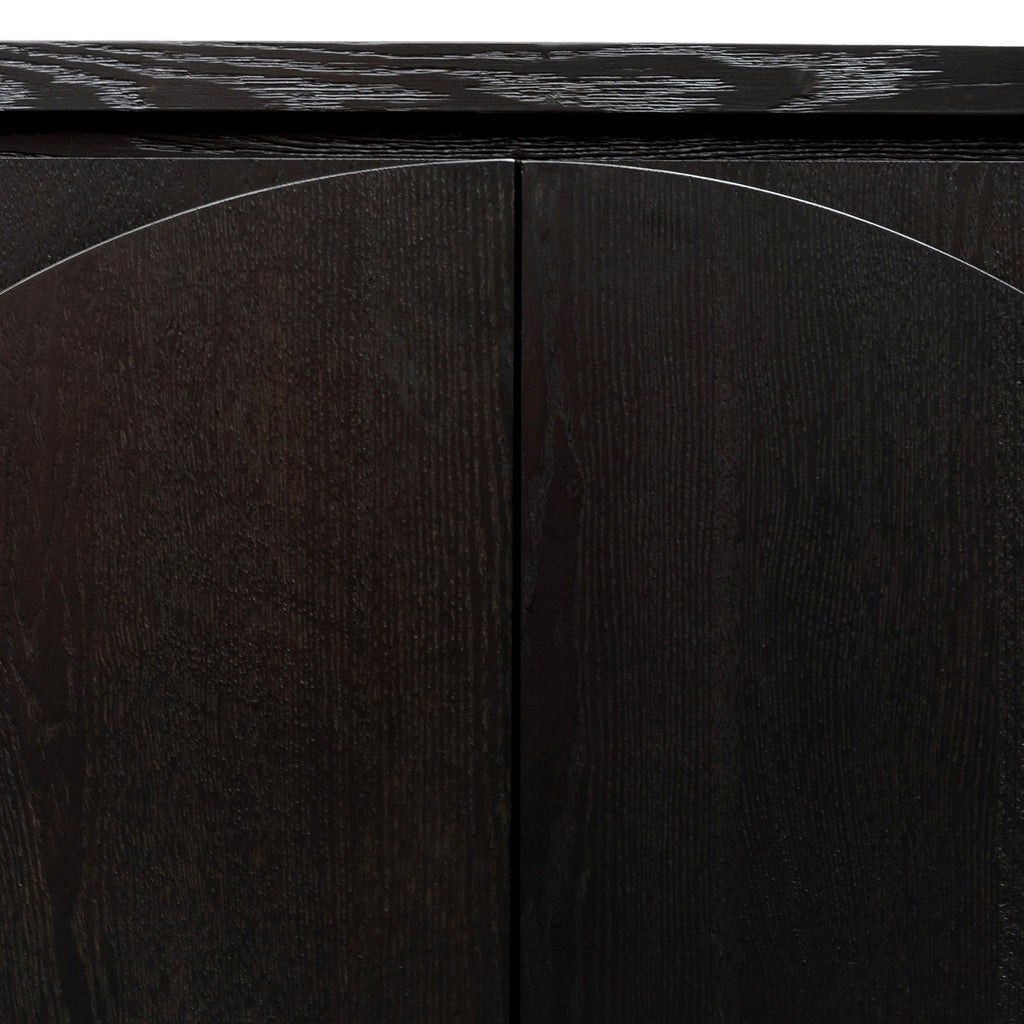 Storage Cabinet - Textured Espresso Black