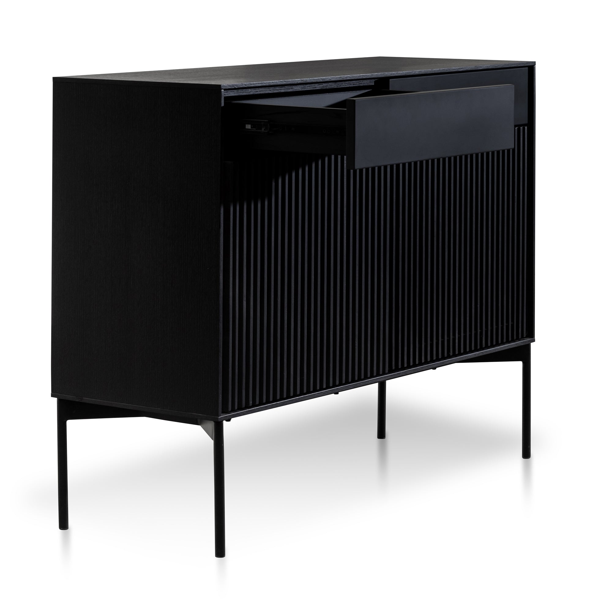 Edmund 110cm Sideboard Unit - Black Oak