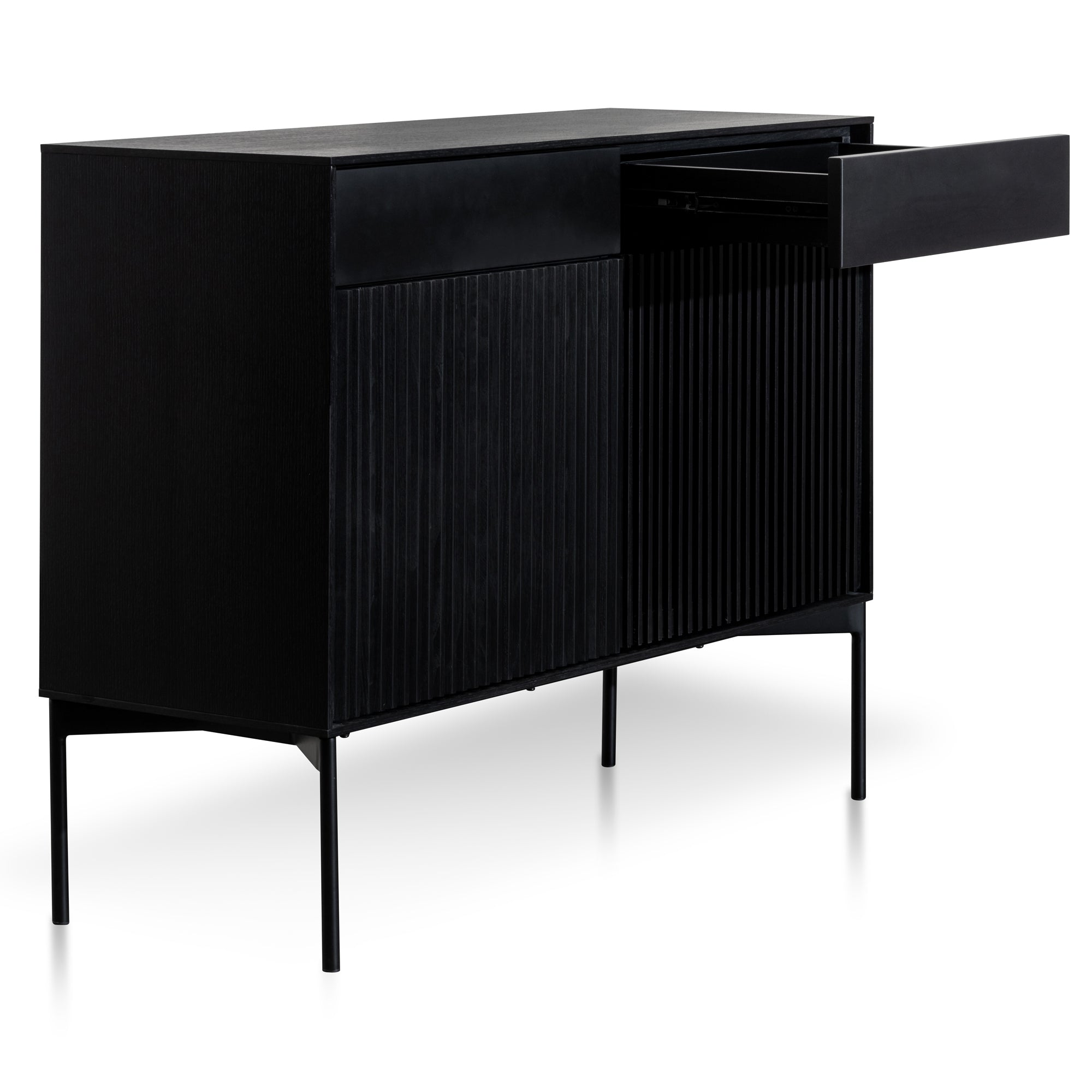 Edmund 110cm Sideboard Unit - Black Oak