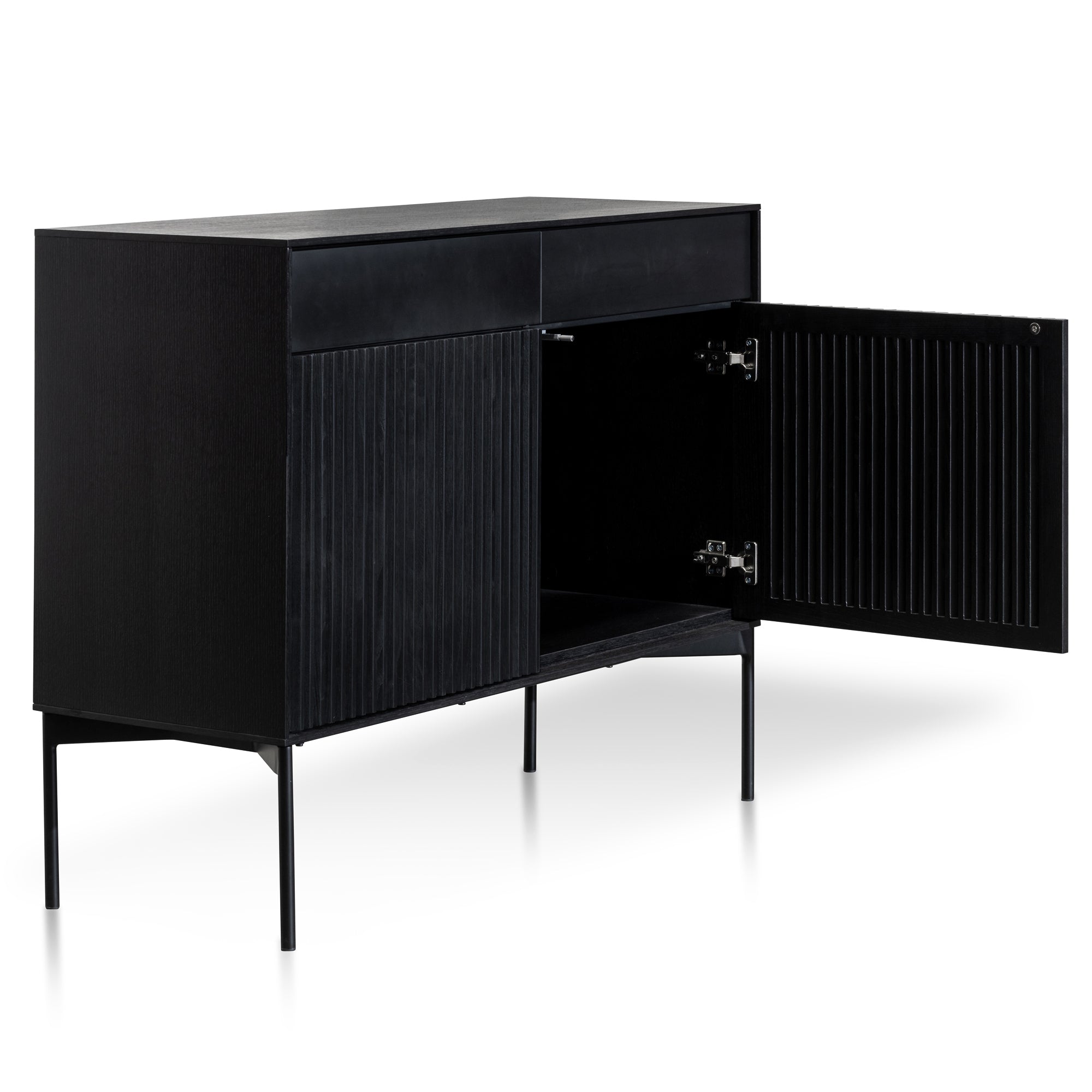 Edmund 110cm Sideboard Unit - Black Oak