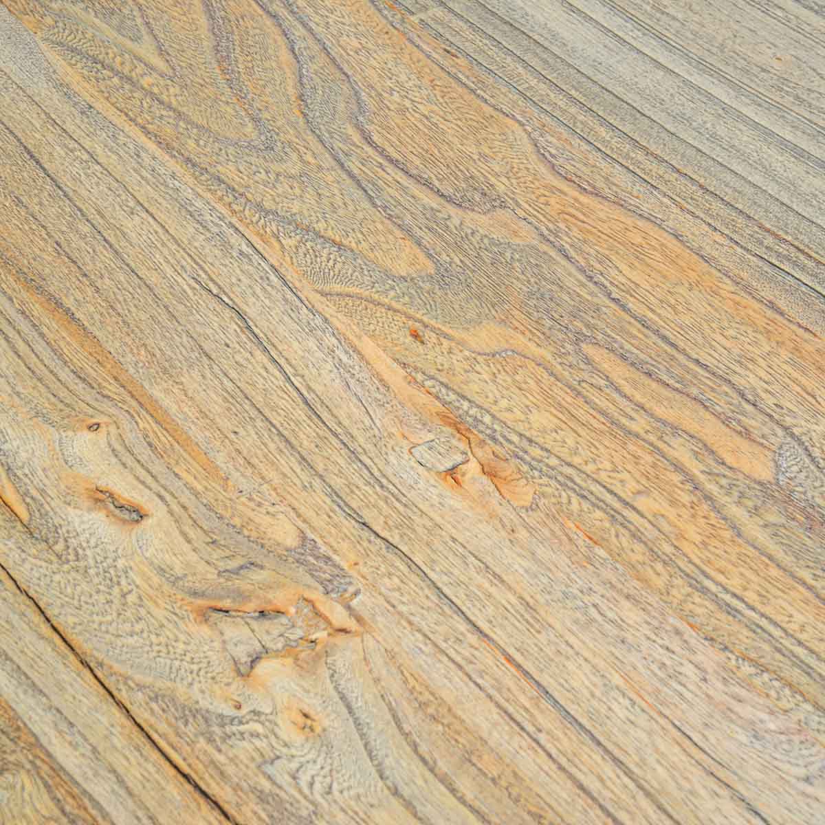 Marcus Reclaimed Elm Wood Dining Table 2M - Natural