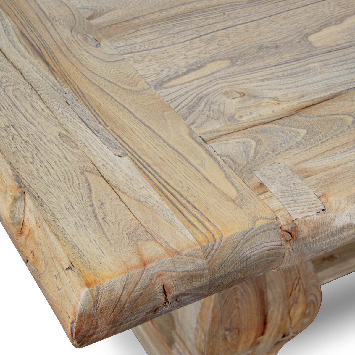 Artica Wood Dining Table 2.4m - Rustic Natural