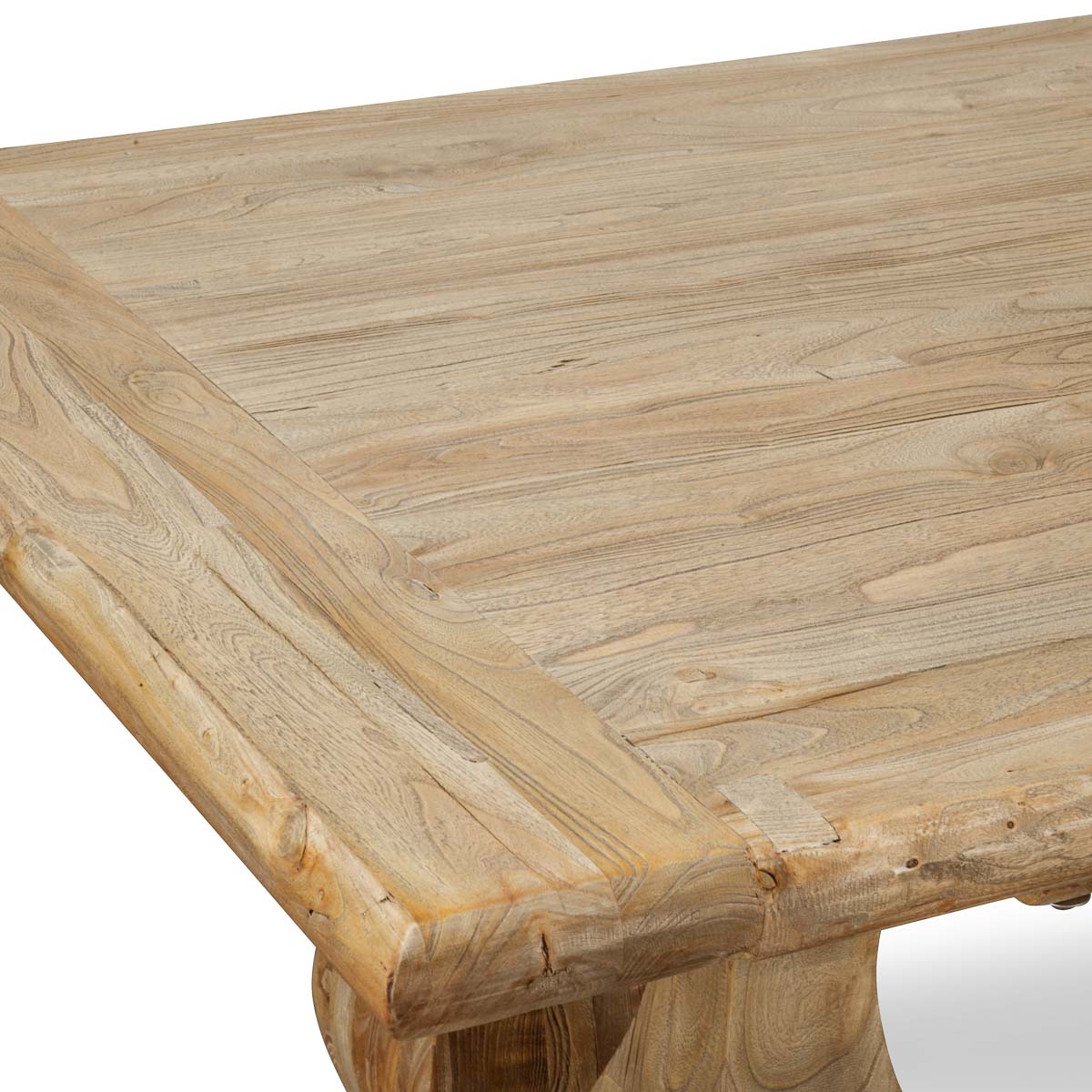Artica Wood Dining Table 2.4m - Rustic Natural