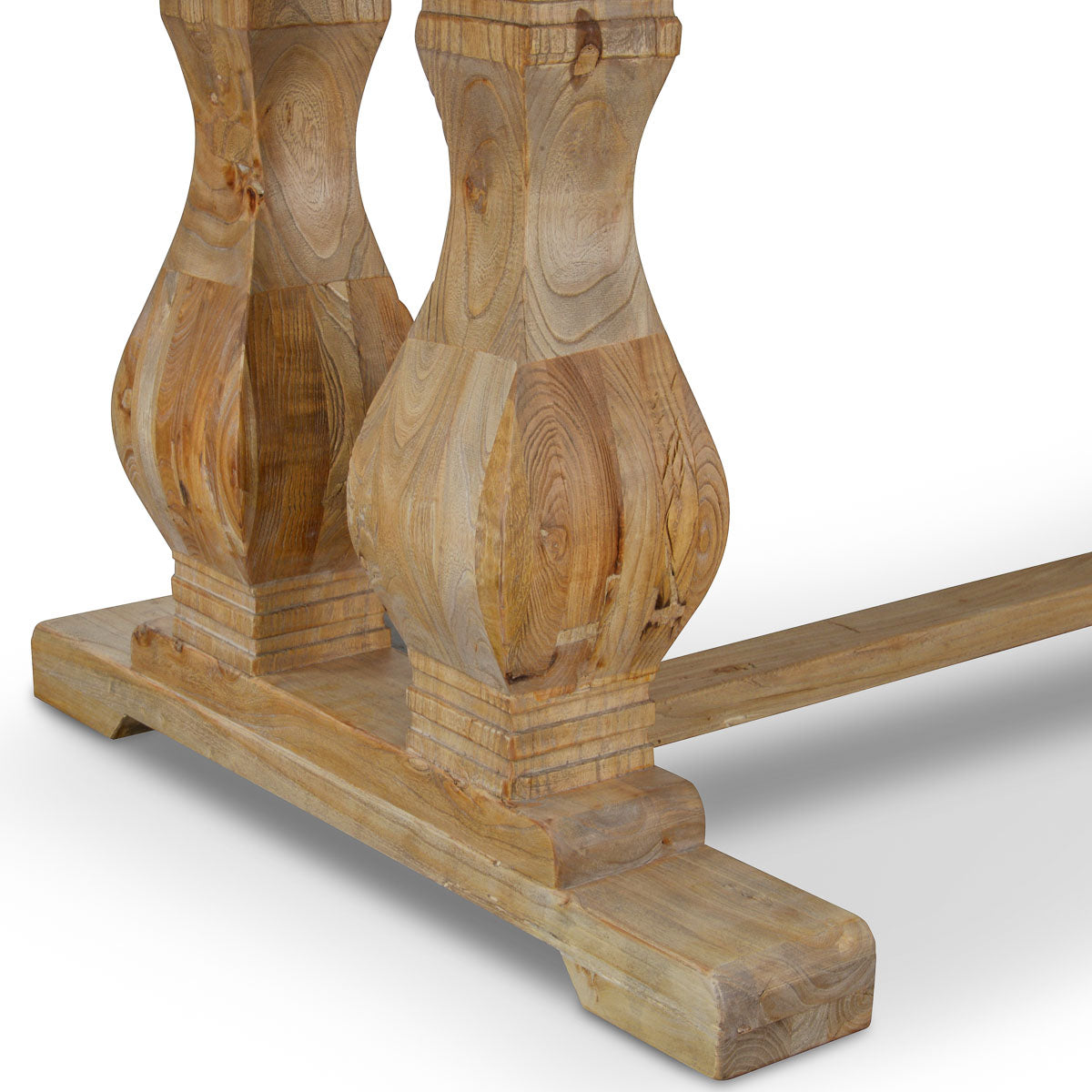 Artica Wood Dining Table 2.4m - Rustic Natural