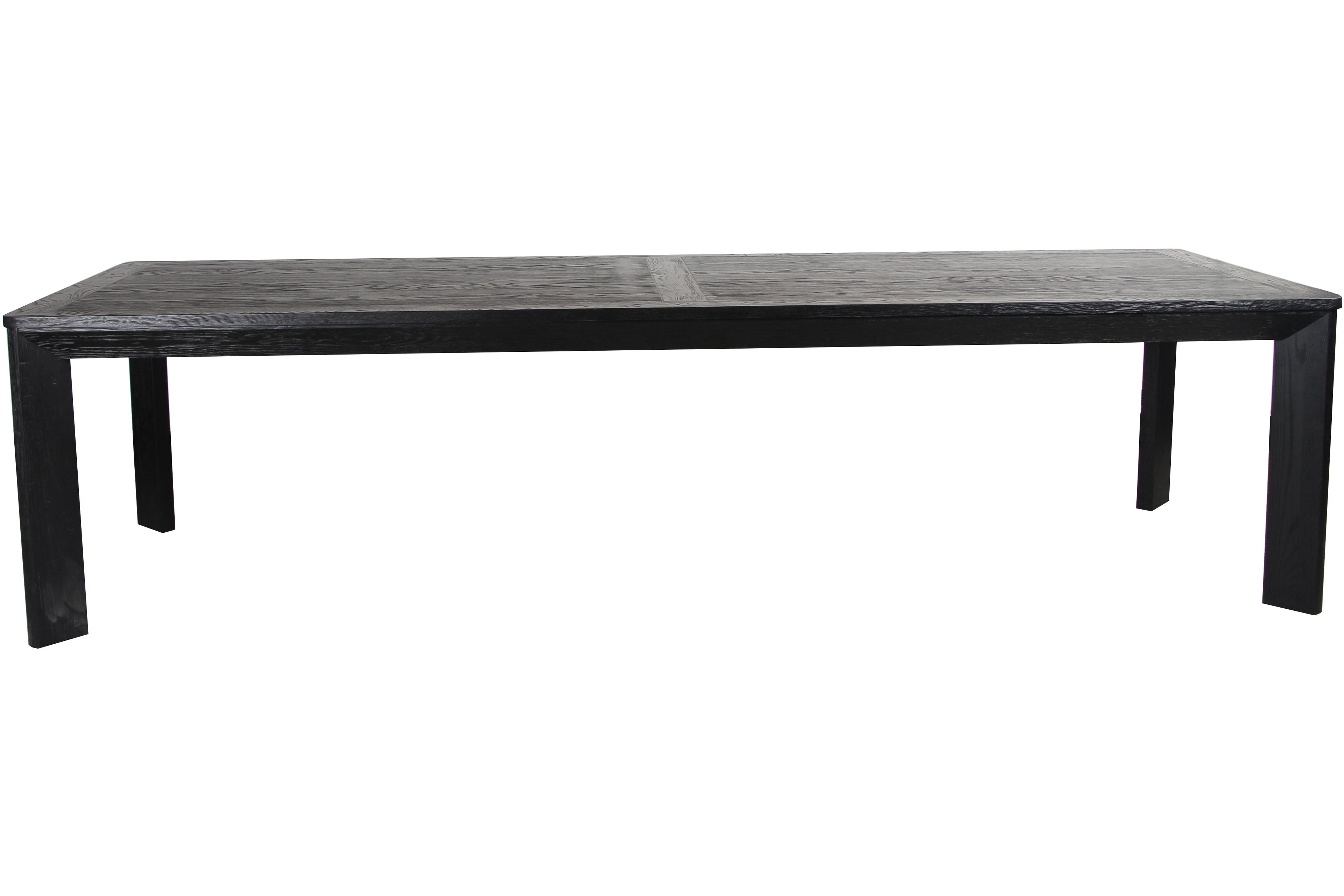 CDT6079-CH 3m Wooden Dining Table - Full Black