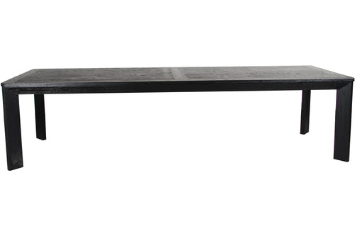 CDT6079-CH 3m Wooden Dining Table - Full Black