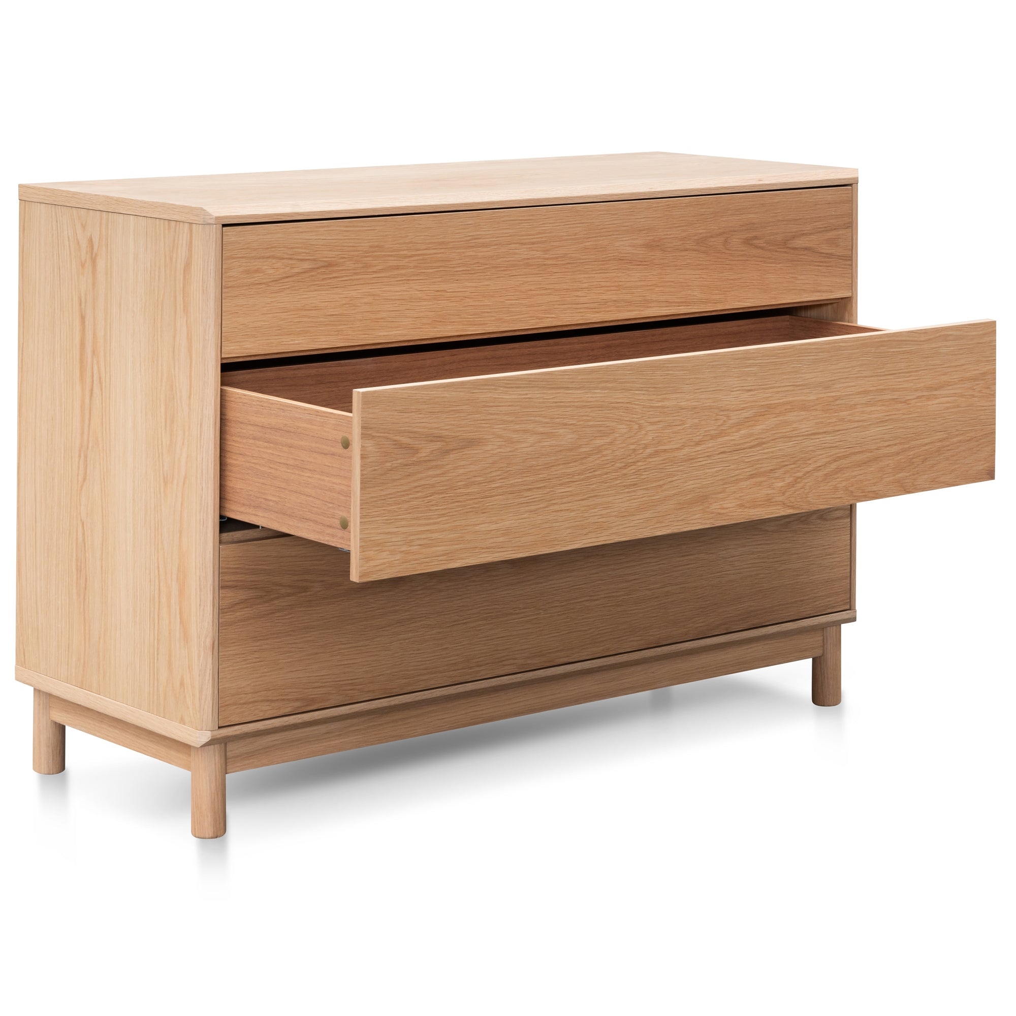 Eloise 3 Drawers Dressing Table - Natural Oak