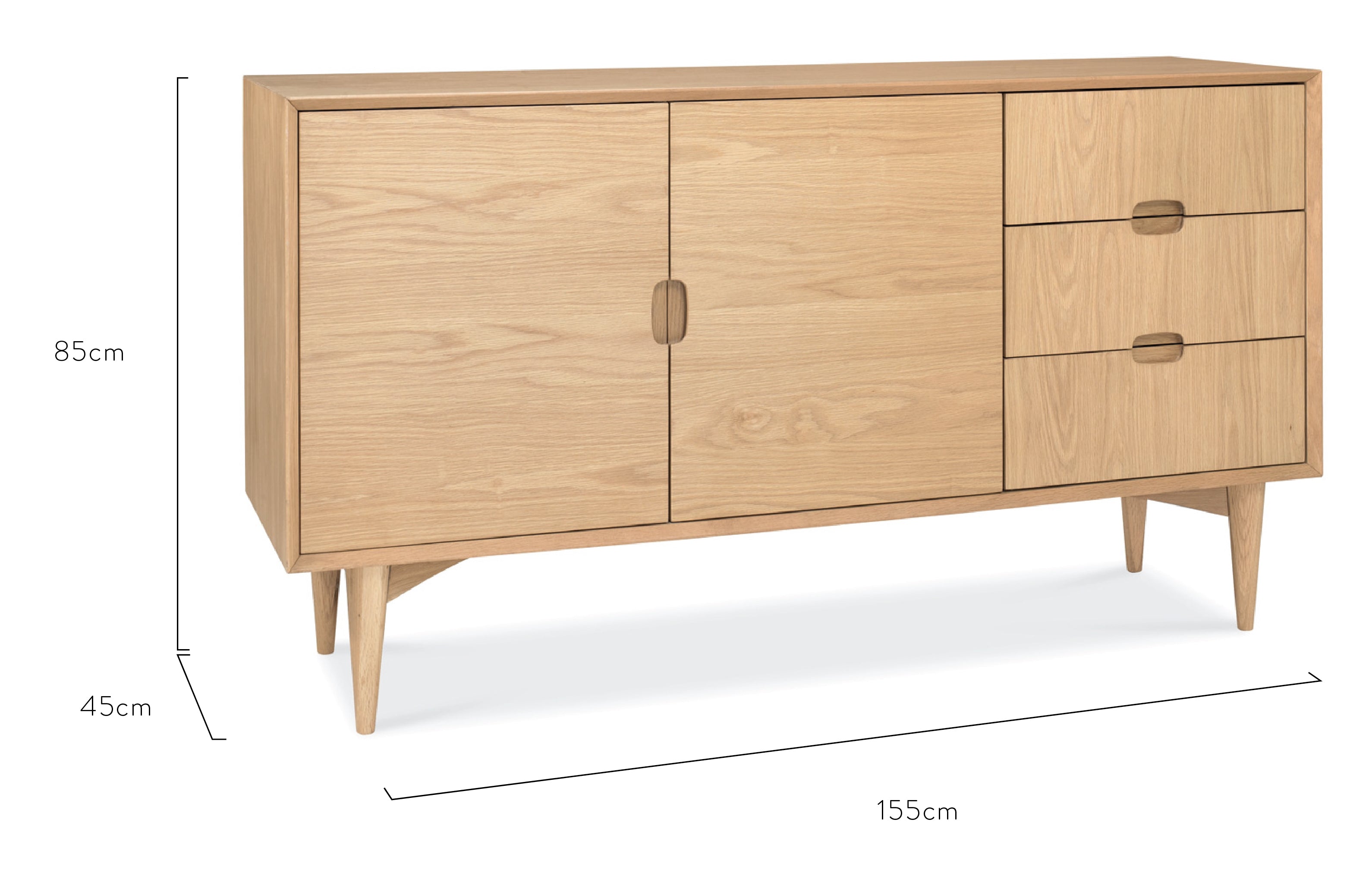 Johansen 1.55m Buffet Cabinet - Natural