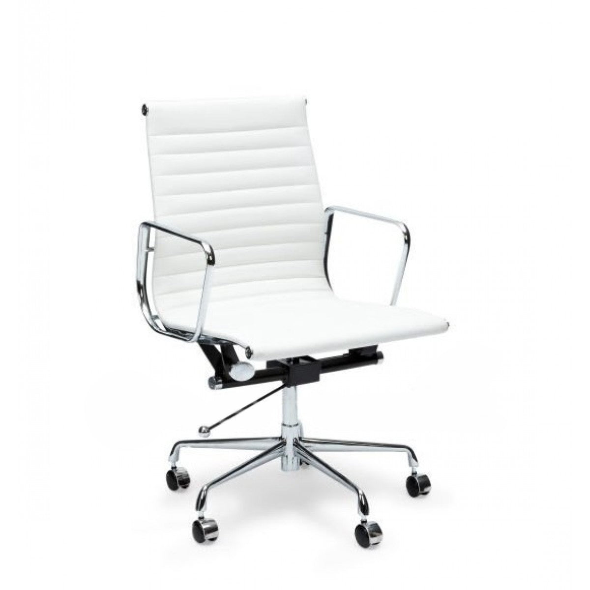 Cogra Leather Office Chair - White