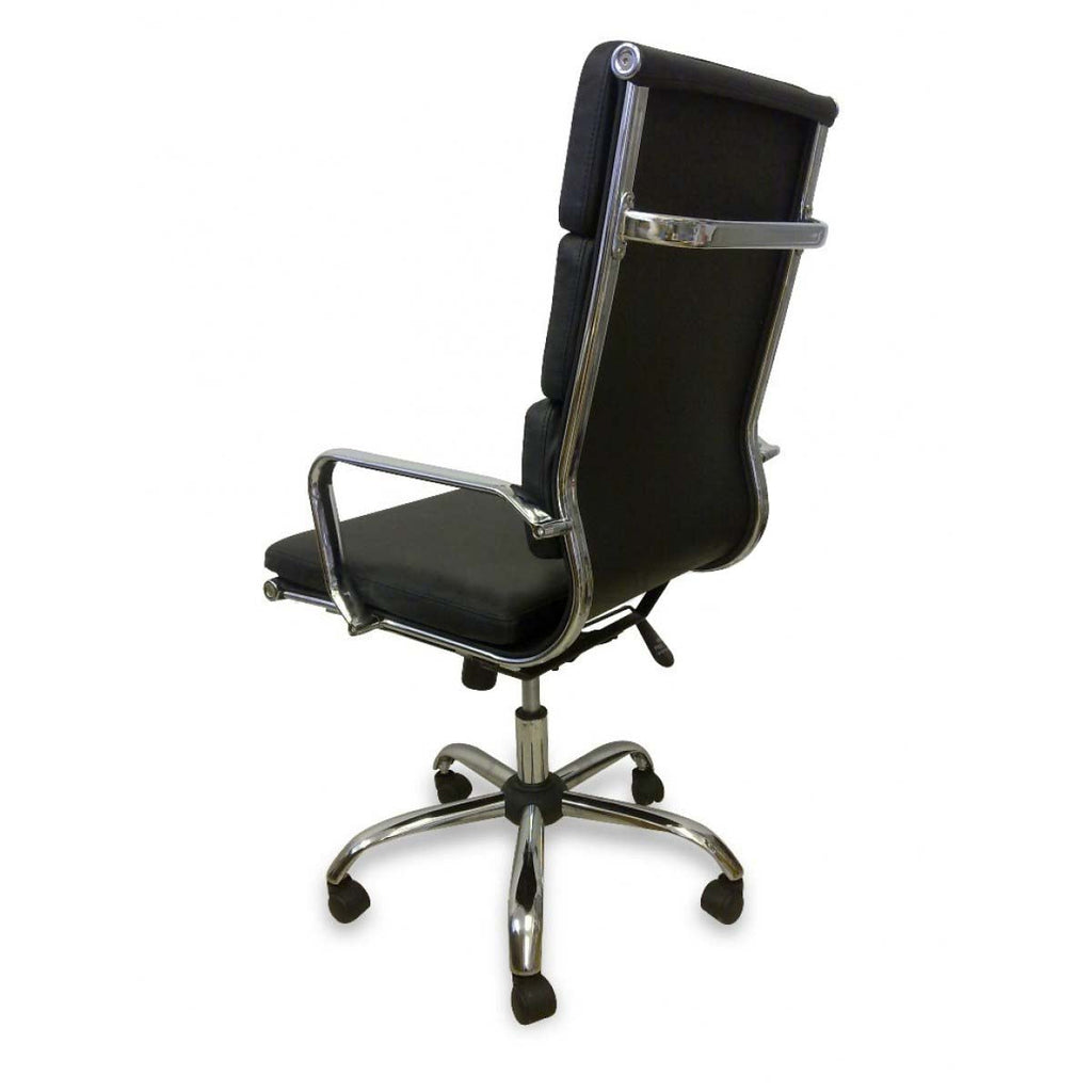 Soft Pad Boardroom Office Chair - Black