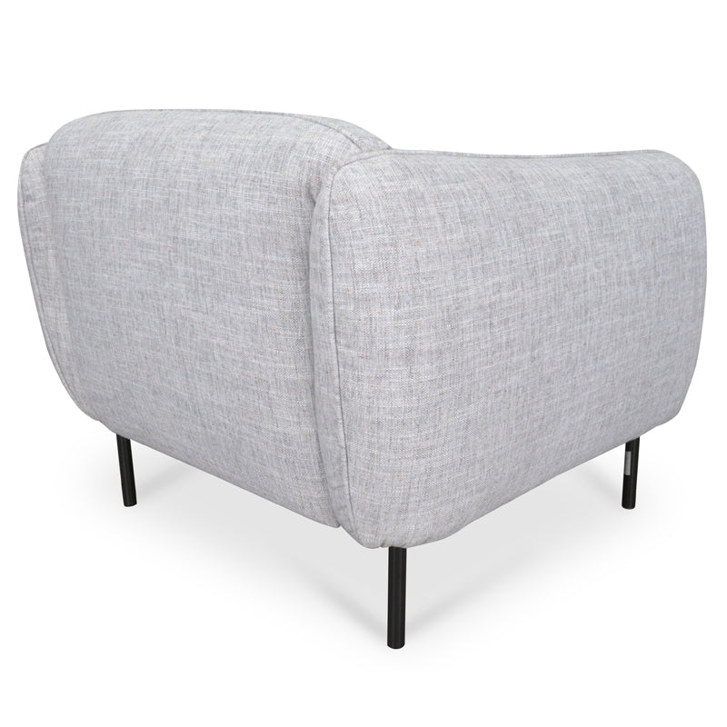 Joanna Armchair in Light Spec Grey