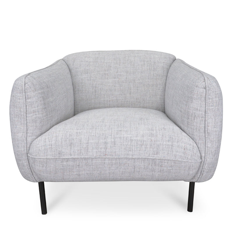 Joanna Armchair in Light Spec Grey