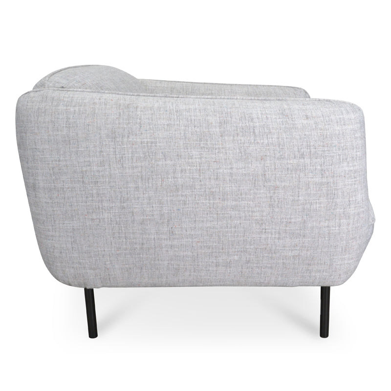 Joanna Armchair in Light Spec Grey