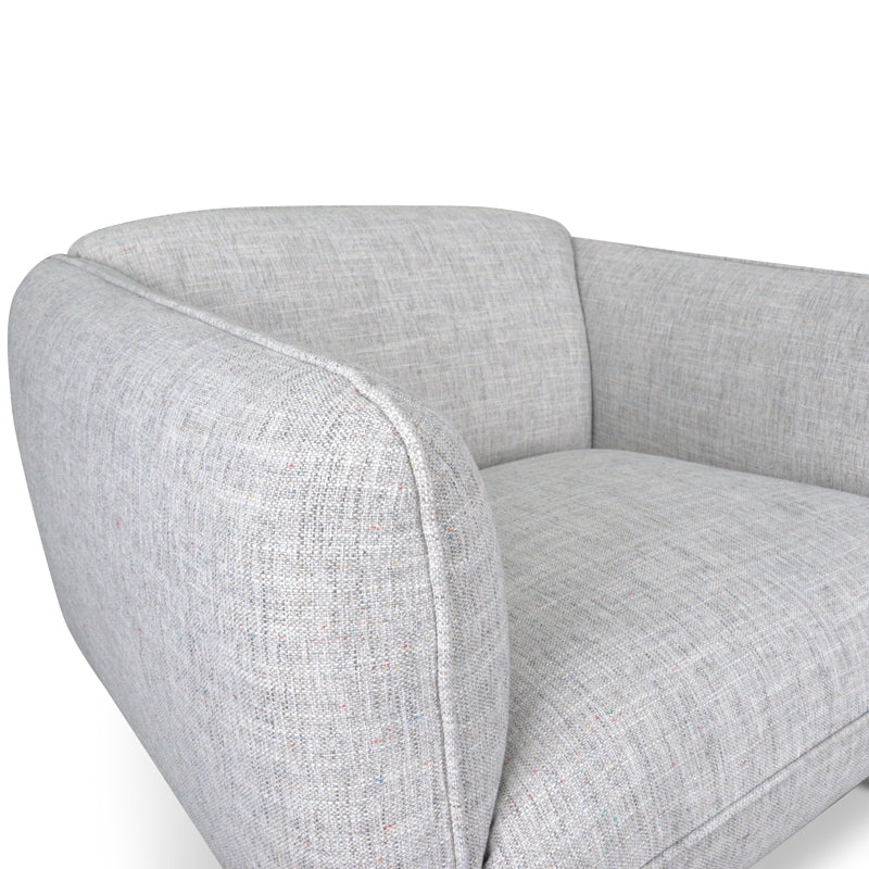 Joanna Armchair in Light Spec Grey
