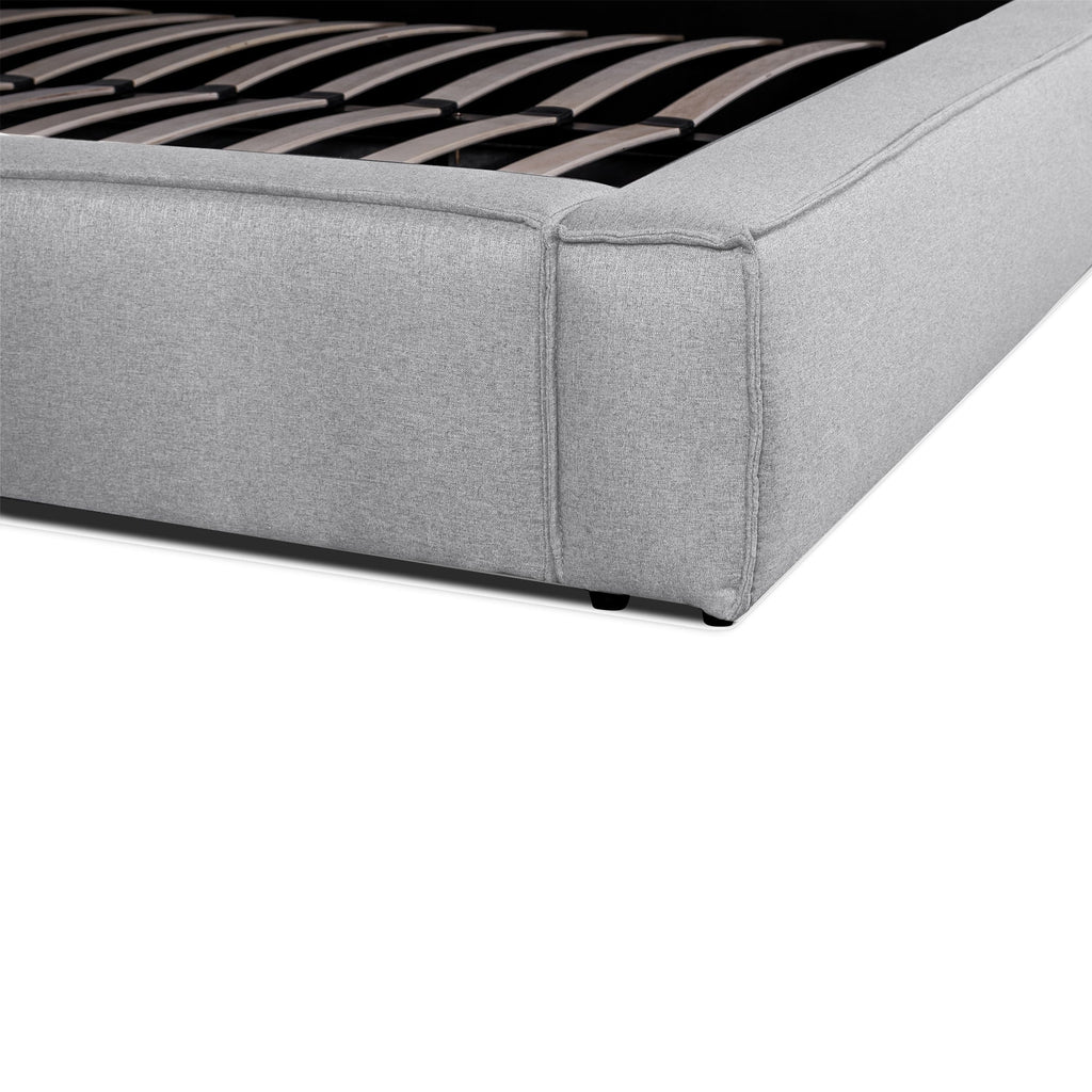 Pearl Grey King Bed Frame