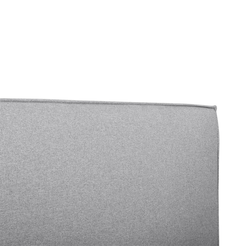 Pearl Grey King Bed Frame