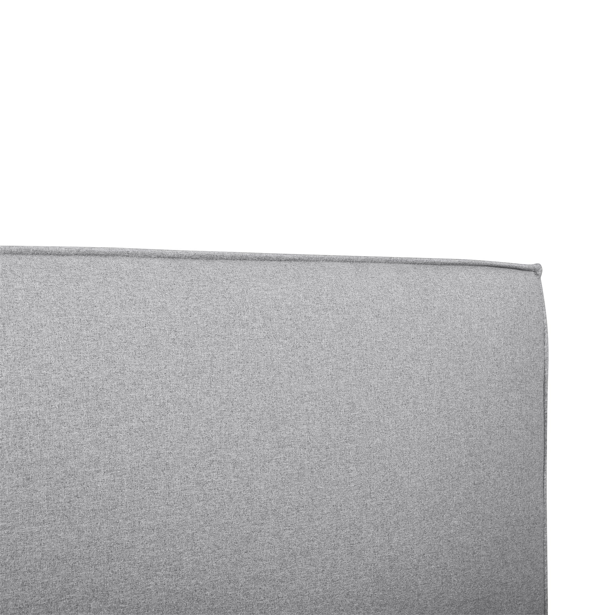 Pearl Grey King Bed Frame