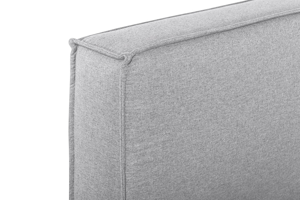Pearl Grey King Bed Frame