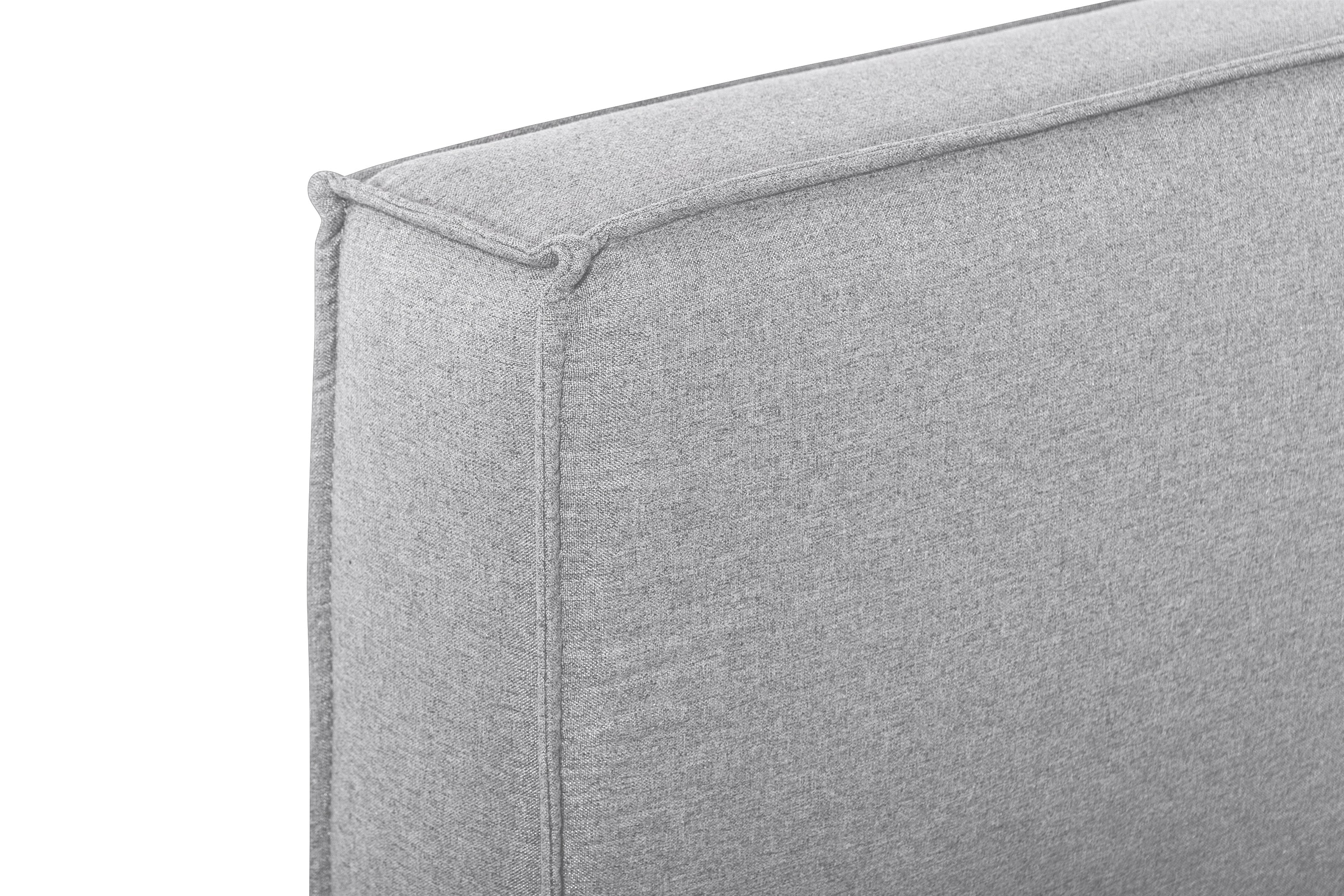 Pearl Grey King Bed Frame
