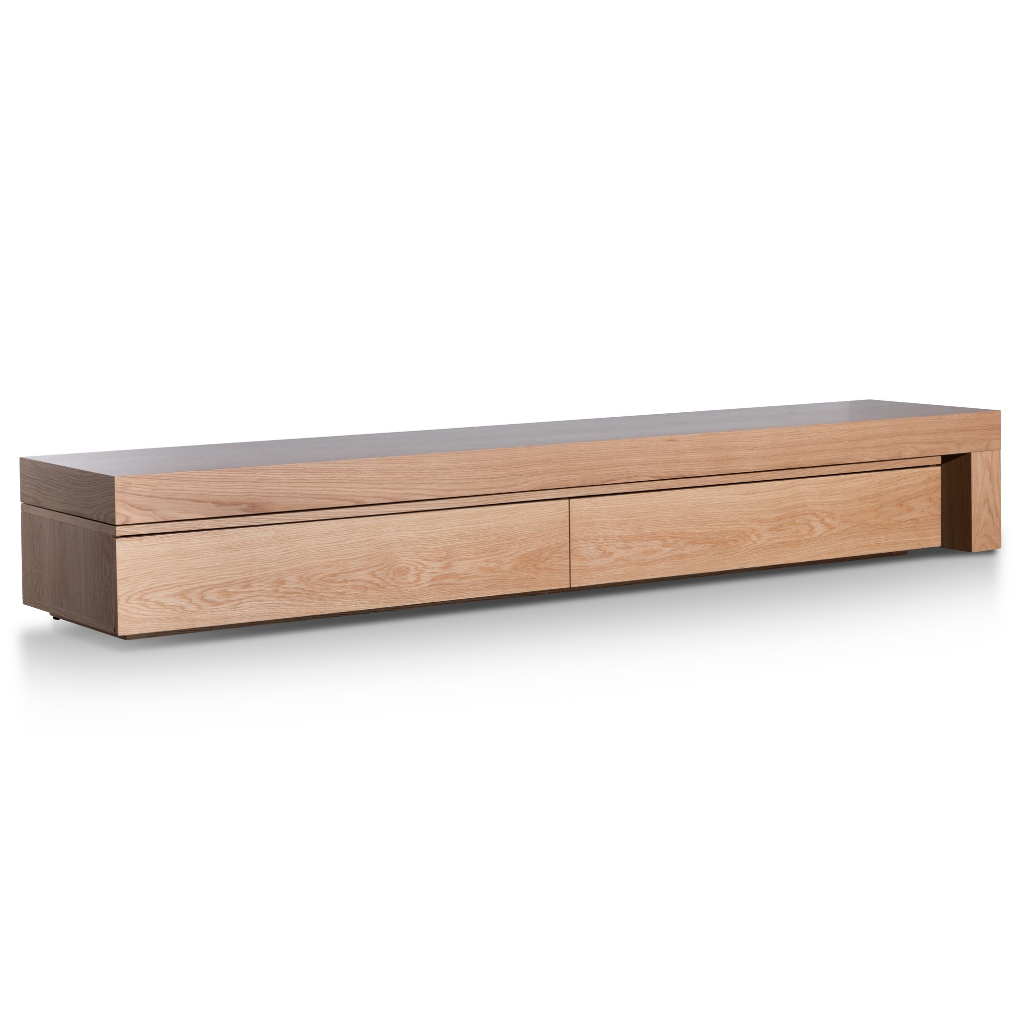 Katherine Extendable TV Entertainment Unit - Natural Oak