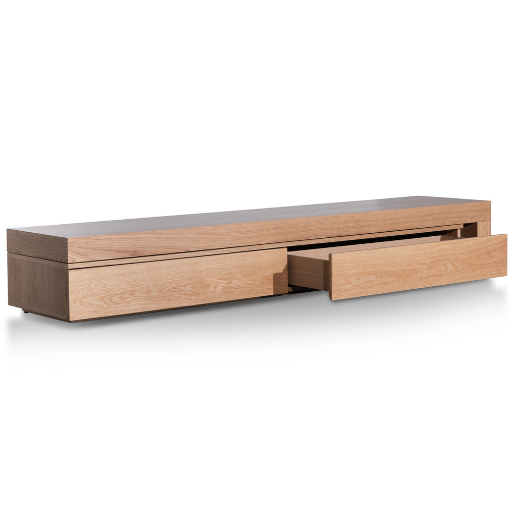 Katherine Extendable TV Entertainment Unit - Natural Oak