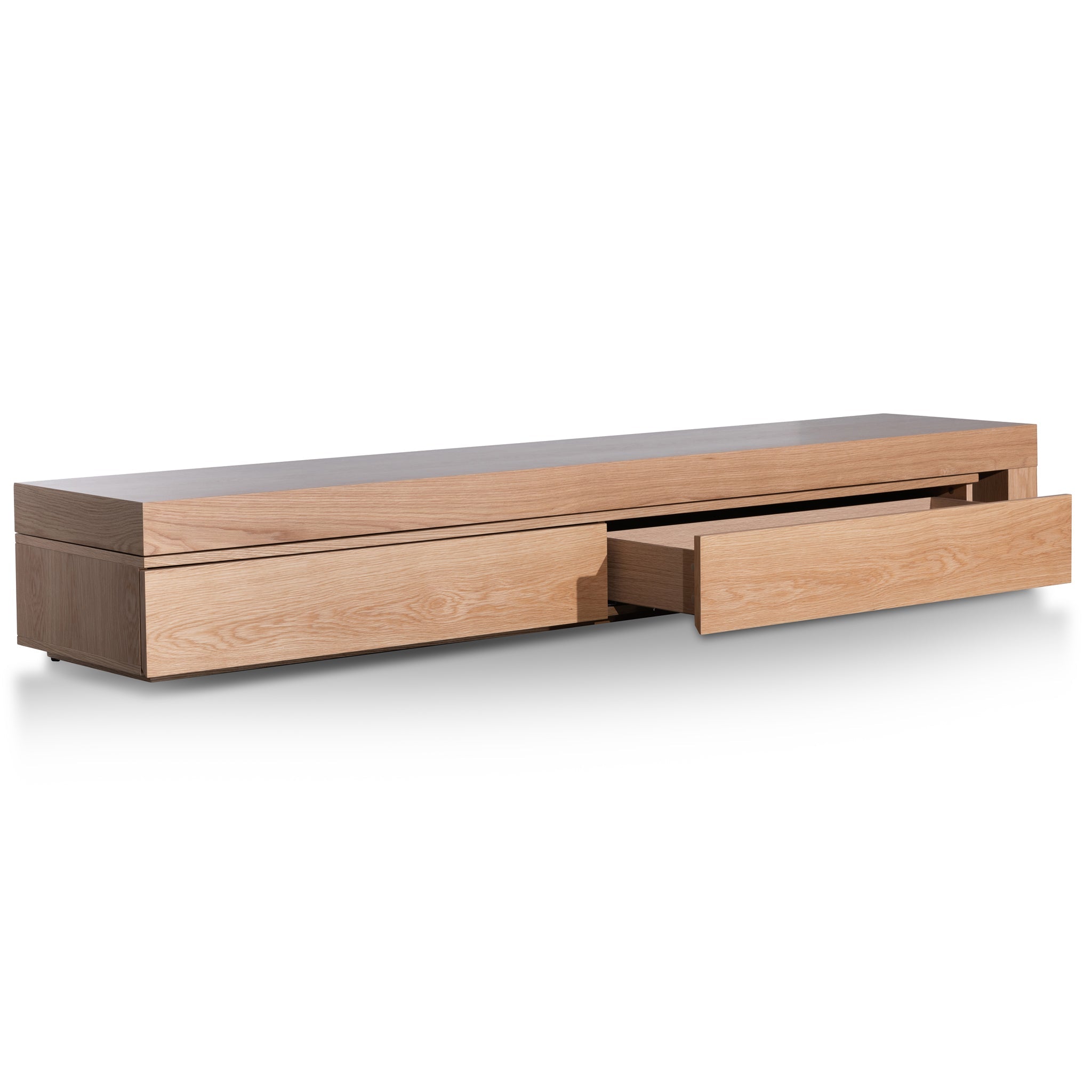 Katherine Extendable TV Entertainment Unit - Natural Oak