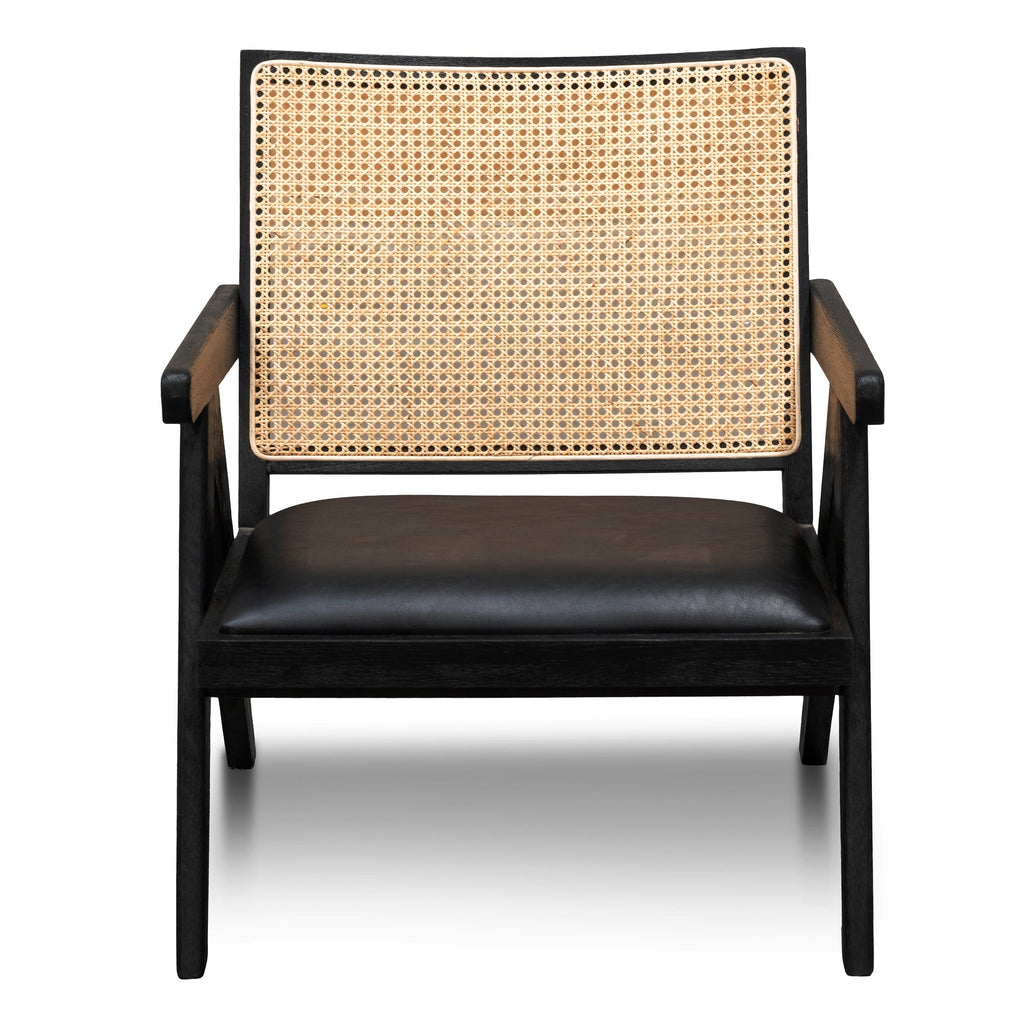 Castro Rattan Armchair - Black