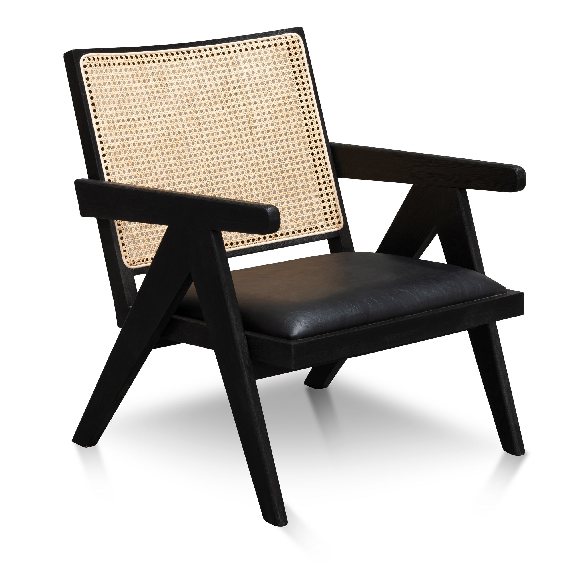 Castro Rattan Armchair - Black