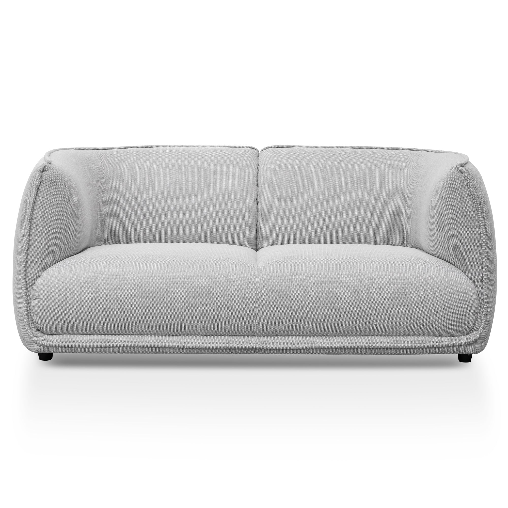 Chapman 2 Seater Fabric Sofa - Light Texture Grey