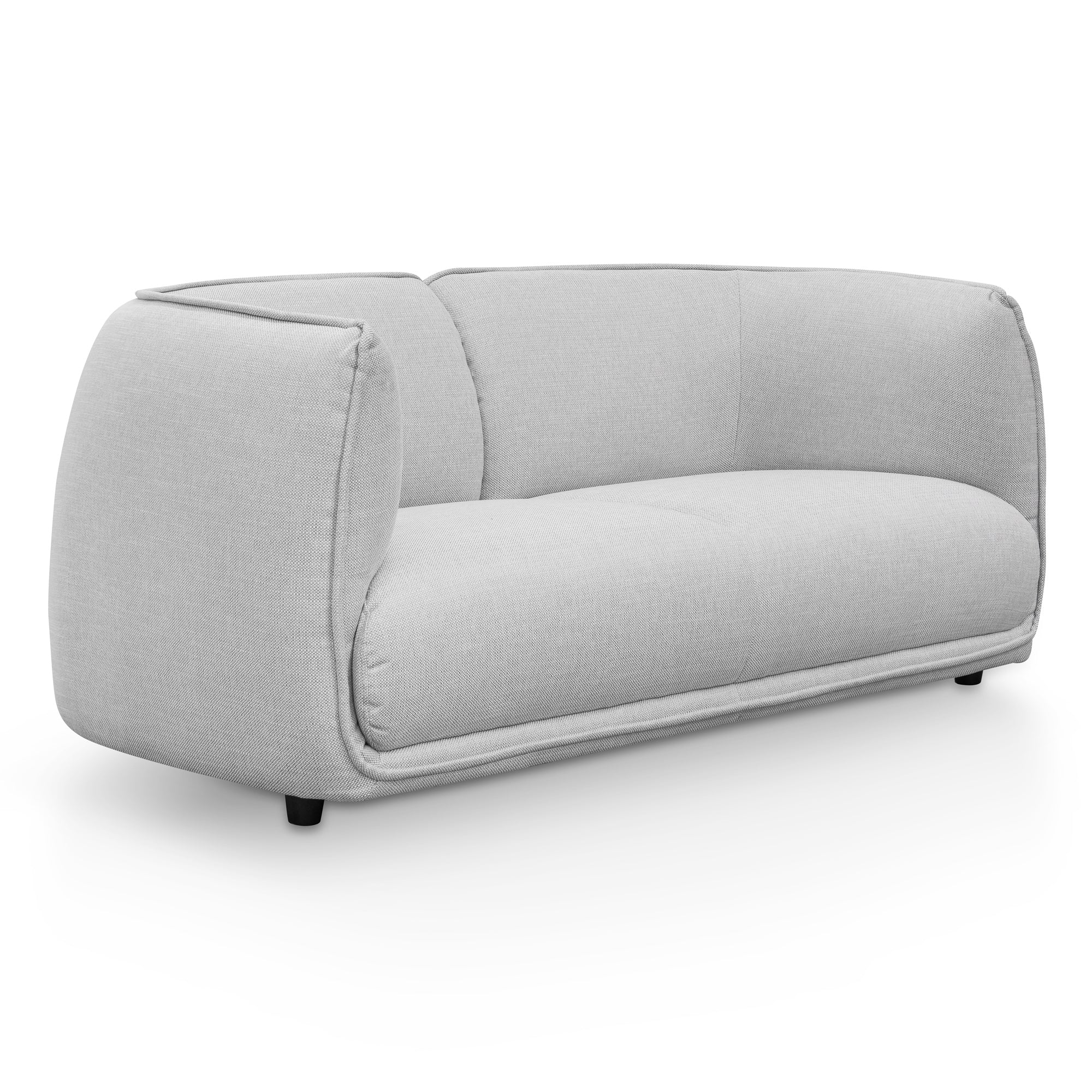 Chapman 2 Seater Fabric Sofa - Light Texture Grey